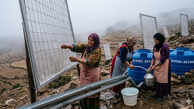How women in Morocco are turning desert fog into drinking water