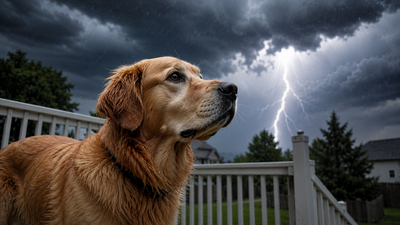 7 Strange Things Dogs Do Right Before a Storm Hits