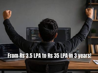 From ₹3.5 lakh to ₹35 lakh in 3 years: Indian techie shares how he got the big raise without mentors, or paid courses