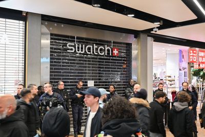 Swatch stores swarmed by crowds as limited-edition watch release turns chaotic