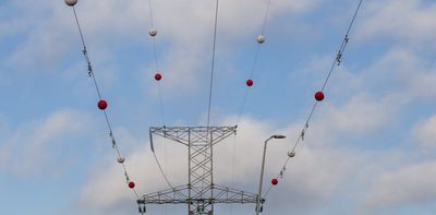 What are those orange balls on some power lines?