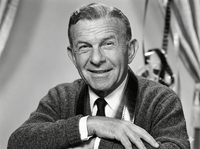 Quote of the day by George Burns: 'Love is a lot like a backache, it doesn’t show up on X-rays, but...' Life lessons on relationships, affection and hardships by popular American comedian