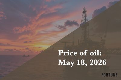 Current price of oil as of May 18, 2026