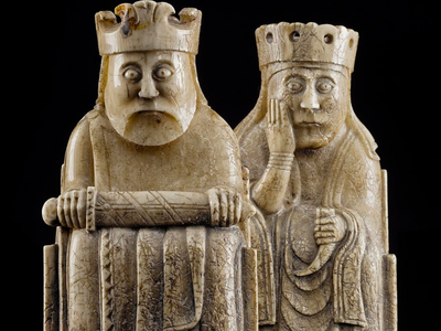 In 1831, a man digging into a Scottish sandbank found carved ivory figures that rewrote medieval history