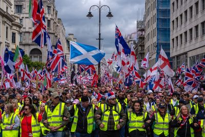 Two charged after police made 43 arrests during protests in London