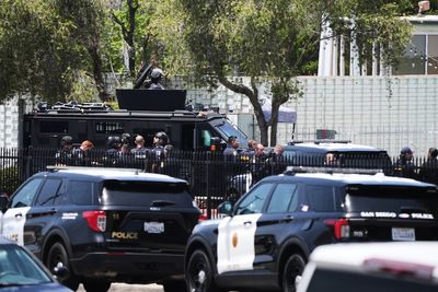 San Diego police say they are responding to an active shooter at a local mosque