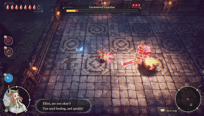 The Adventures of Elliot: The Millennium Tales trades turn-based combat for real-time action