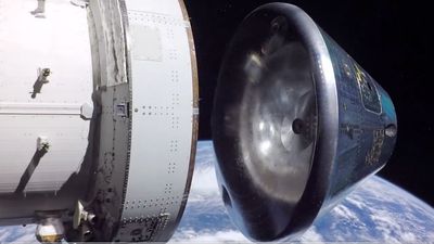 This amazing NASA video shows the exact moment the Artemis 2 Orion capsule broke free of its service module, and we can't stop watching it