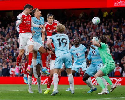 Arsenal find solace in set pieces again on another gruelling night of football as pain