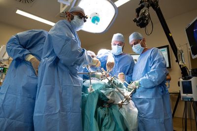 Grandfather receives pioneering UK-first operation to treat brain issue