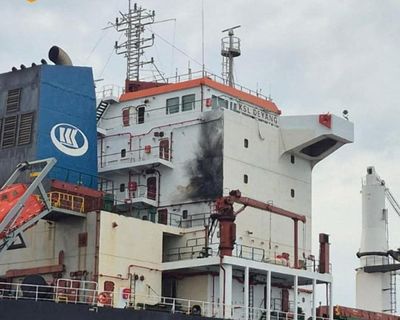 Ukraine war briefing: Chinese ship hit on way in to Odesa port, says Zelenskyy