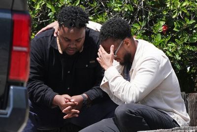 Photos from the scene of a deadly shooting at a San Diego mosque