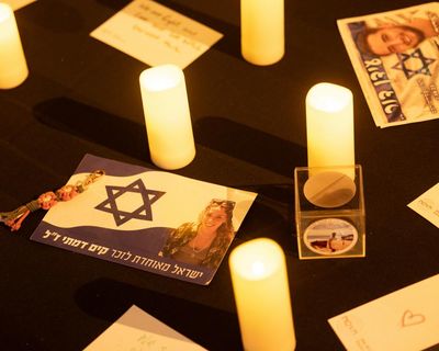 ‘Come in for one minute’: exhibition showing horrors of 7 October attacks opens in London