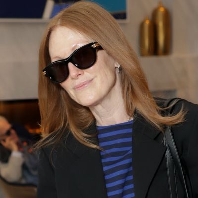 No More Heels—Julianne Moore Escapes the Cannes Film Festival Dress Code in Soft Loafers