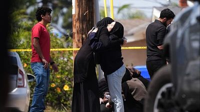 Three people killed as two teenagers open fire at a mosque in San Diego