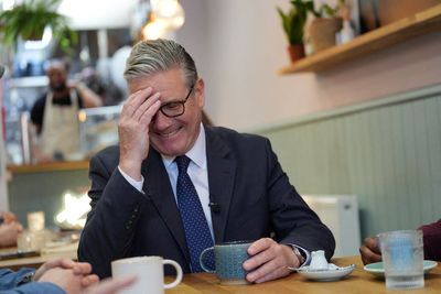 Voices: What on earth does Keir Starmer have to laugh about?
