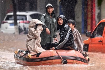 Deadly floods in China kill 12 as torrential rain causes major chaos and disruption