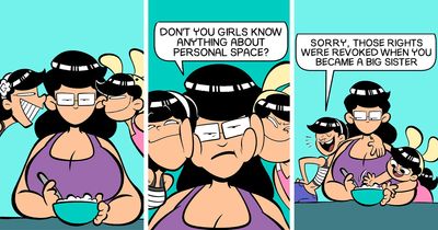 These Comics About Three Sisters Show How Funny And Dramatic Sibling Life Can Be (59 New Pics)