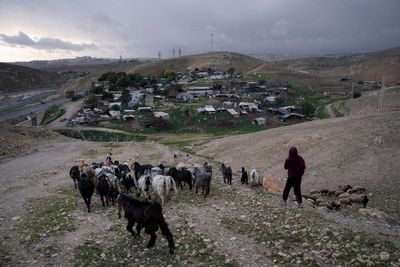 Israeli minister orders West Bank hamlet evicted after hearing he may face arrest warrant overseas