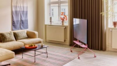 It Makes Your Home So Much More Flexible, and Looks Great — Rolling Stands Are the TV Mounting Trend for 2026 That Interiors People Are Obsessed With