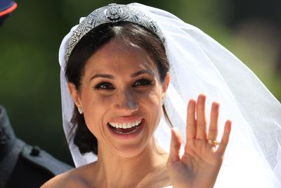 Duchess of Sussex shares unseen wedding photos on anniversary