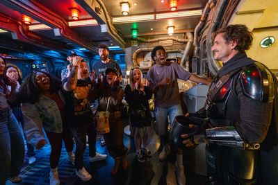 Disney criticised over staged Mandalorian surprise with Pedro Pascal