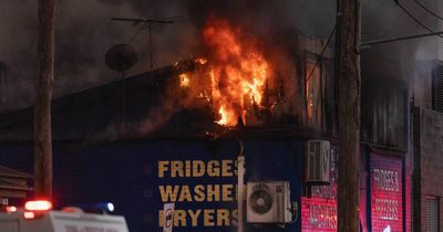 Firefighters on scene morning after Mayfield blaze, four homes evacuated