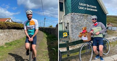 Scottish unicyclist prepares for gruelling 215-mile challenge for charity fundraiser