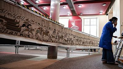 Bayeux Tapestry to be displayed 'flat along its full length' in London for first time