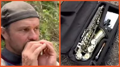 Man lost in wilderness for a week after argument with wife is saved by his saxophone skills