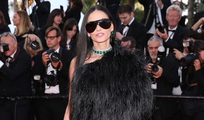 'Skeletal' Demi Moore Sparks Extreme Concern at Cannes After Fans Brand Her Red Carpet Look 'Very Unhealthy'