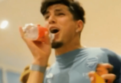 Piero Hincapie trolls Man City fans during Arsenal's wild title celebrations