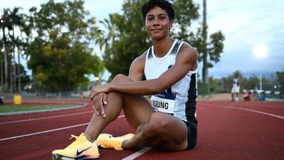 Former Fiji rugby star happy to be back on the track