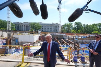 Trump reveals new details of bunker-like ballroom with drone base