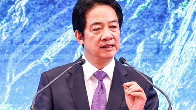 Taiwan leader says ‘foreign forces’ cannot decide island’s future amid China pressure