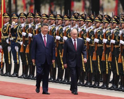 Xi says world is at risk of ‘law of the jungle’ as he hails China-Russia links