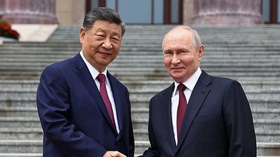 China’s Xi holds welcome ceremony for Putin