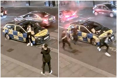 Man who ate takeaway off cop car outside London police station served £480 fine