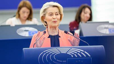 Von der Leyen calls for completing the European single market in EU parliament address