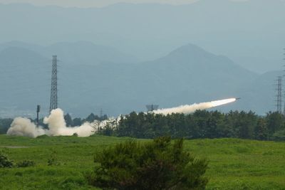 US test fires mobile rocket system near Mount Fuji in rapid 'shoot and scoot' drill