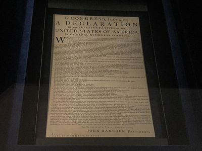 In 1989, a man bought an old frame at a Pennsylvania flea market and unknowingly uncovered a rare Declaration of Independence broadside