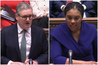 Back of the net! Badenoch hammers Starmer at PMQs as Labour manager loses dressing room