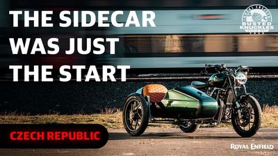 When's The Last Time You Saw A Royal Enfield Sidecar? Well, Now You Have