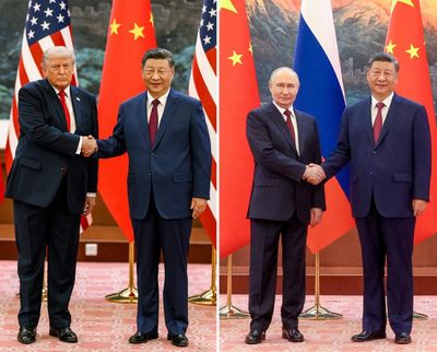 Same but different: how Xi and China welcomed Trump and Putin