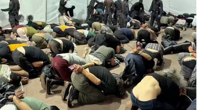 Far-right Israeli minister sparks outcry with video of bound and kneeling Gaza flotilla activists