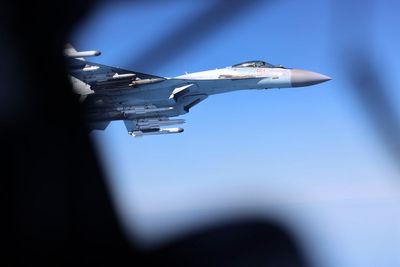 Russian fighter jets fly ‘dangerously’ close to RAF spy plane over Black Sea