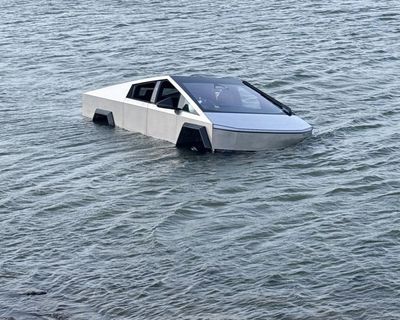 Tesla Cybertruck pulled from Texas lake after attempting ‘wade mode’