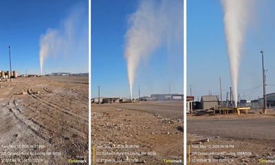 70-Foot Wastewater Geyser Reflects New Mexico’s Latest Oilfield Challenge