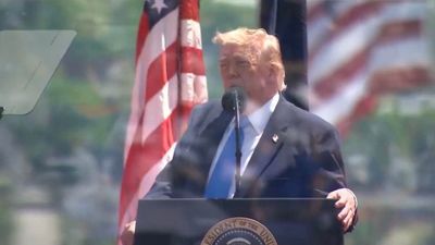 Trump Sparks Health Concerns After POTUS Appears to Slur Words and Lean on Podium During 90°F Heatwave Speech