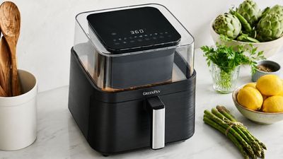 I Tried the Non-Toxic GreenPan Bistro Clear View Air Fryer – It's Quick, Efficient Cooking Made for Busy Family Weeknights